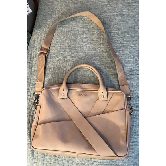 Taupe Business Bag by DE ABREU - Picture 4 of 9